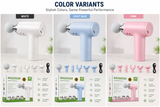 Deep Tissue Massage Gun Available in White, Blue and Pink Colors